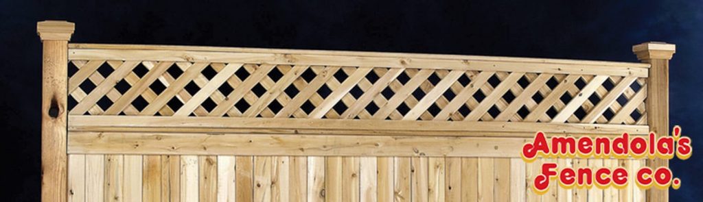 Deluxe Lattice Custom Wood Fence Toppers