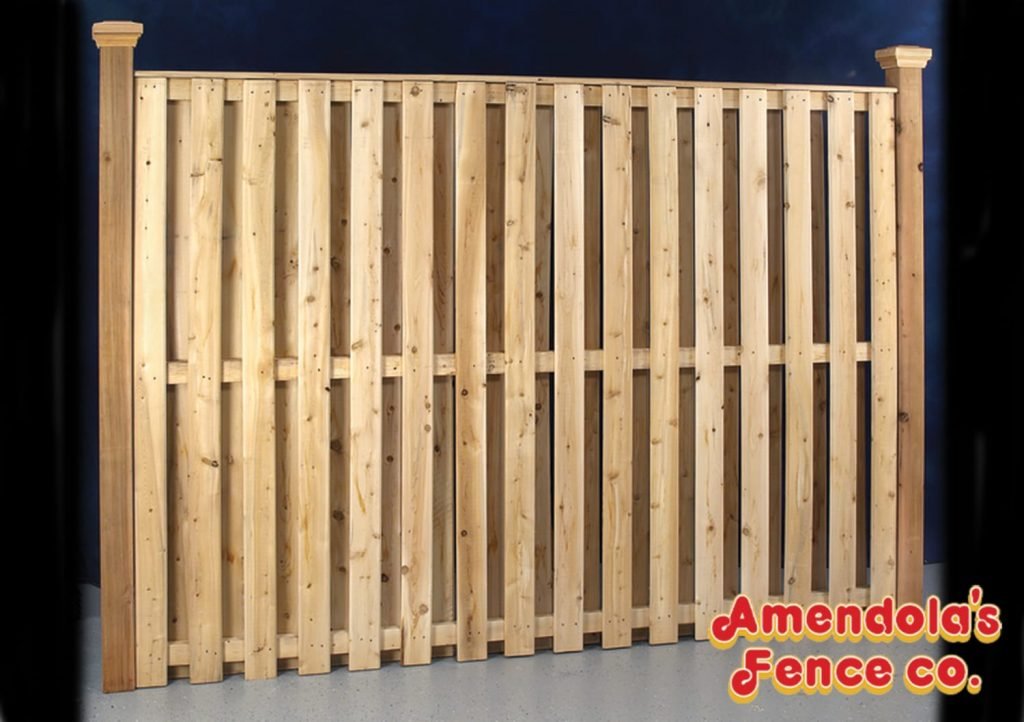 Colorado Style Double-Sided Custom Wood Fence