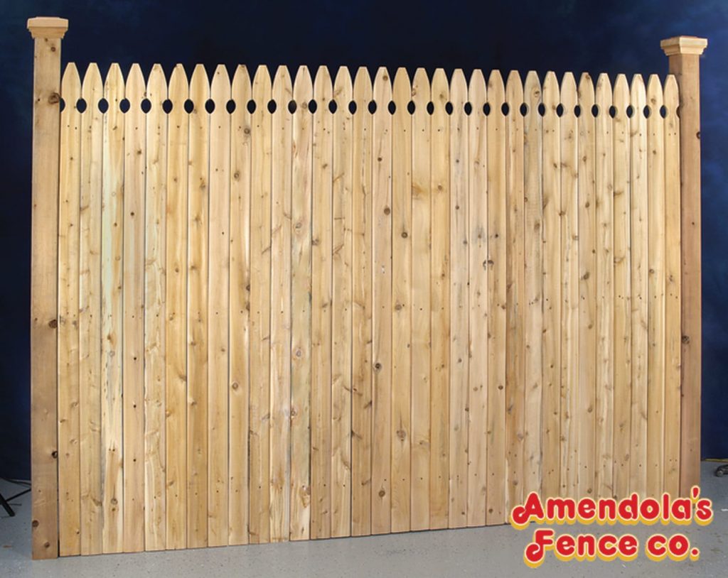 Massachusetts Style Custom Wood Fence
