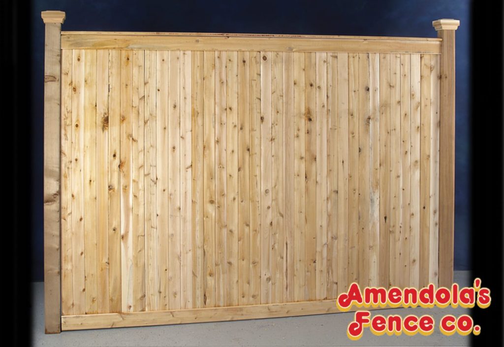 Oklahoma Style Double-Sided Custom Wood Fence