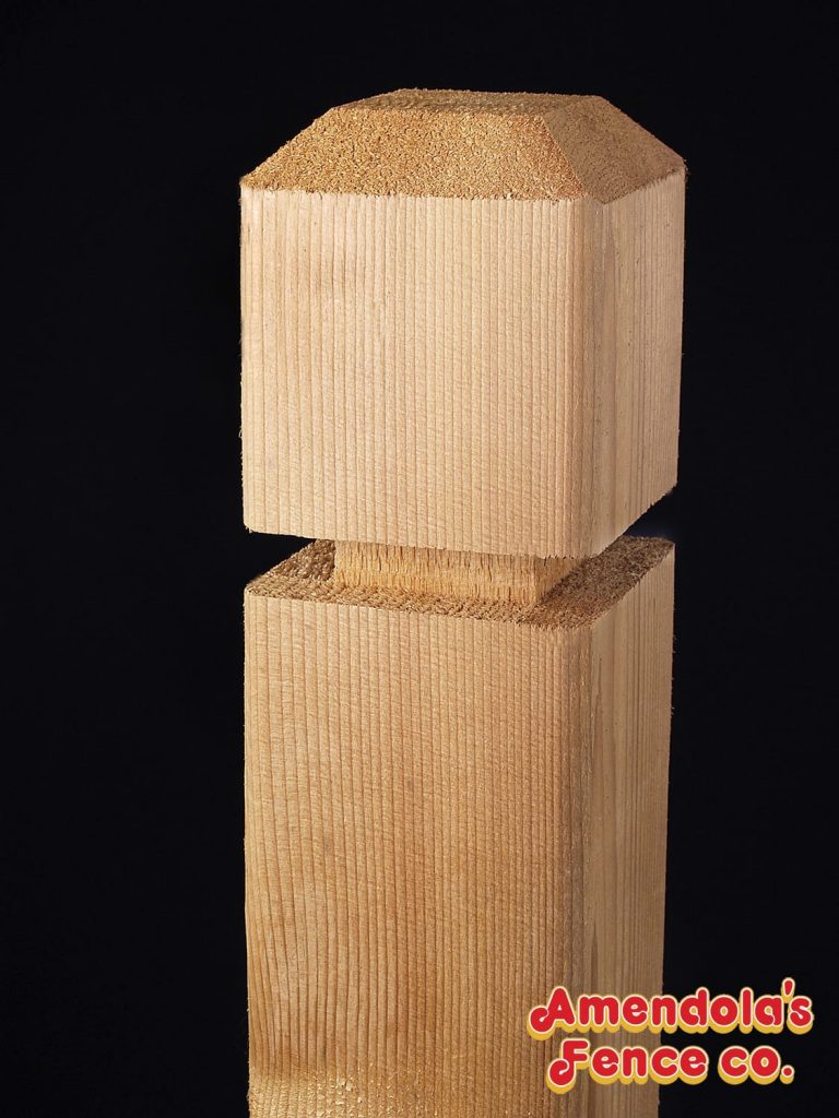 Virginian Style Wood Fence Posts