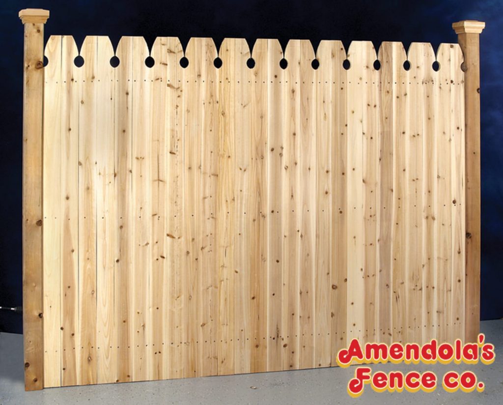 New Hampshire Style Custom Wood Fence