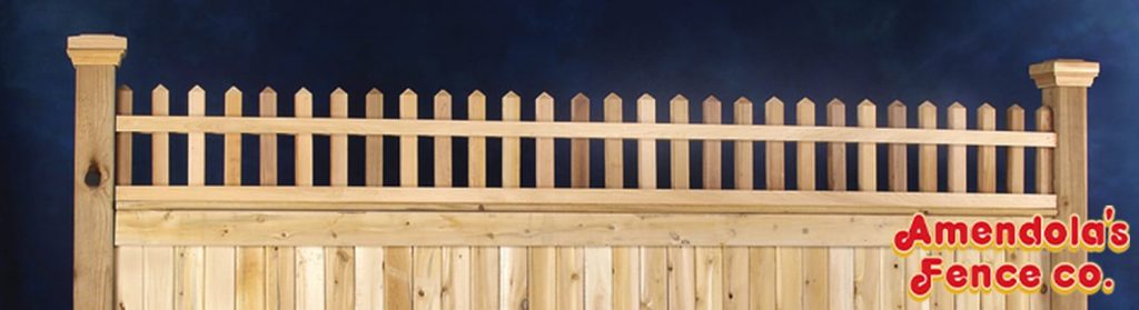 Open Spindle Custom Wood Fence Toppers