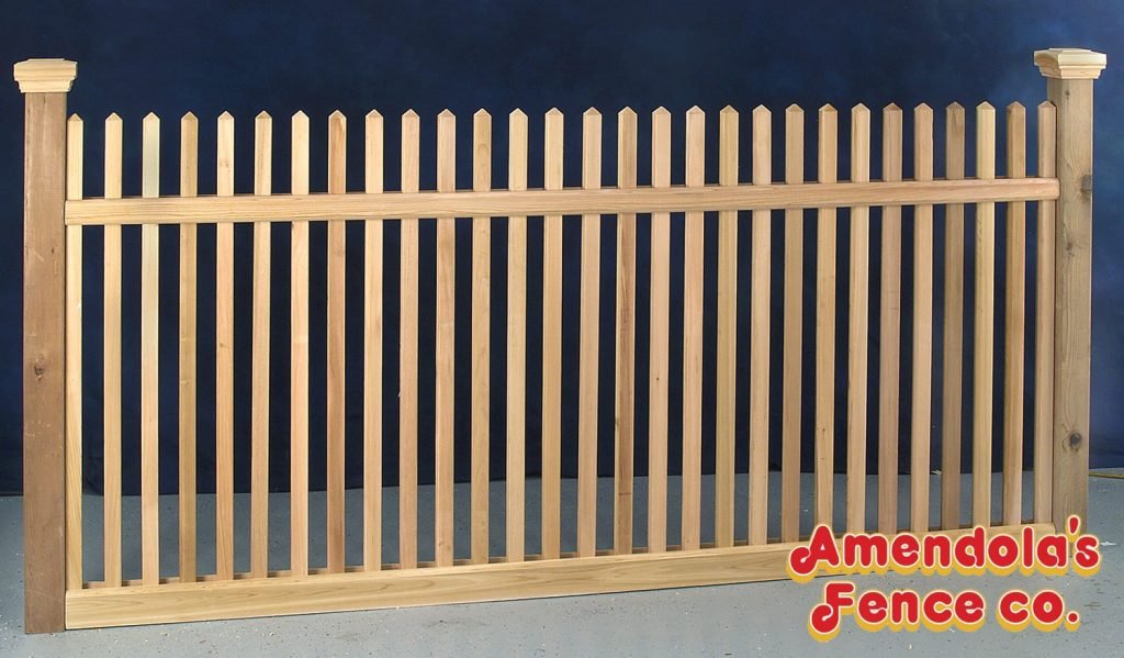 Illinois Style Picket & Spindle Custom Wood Fence