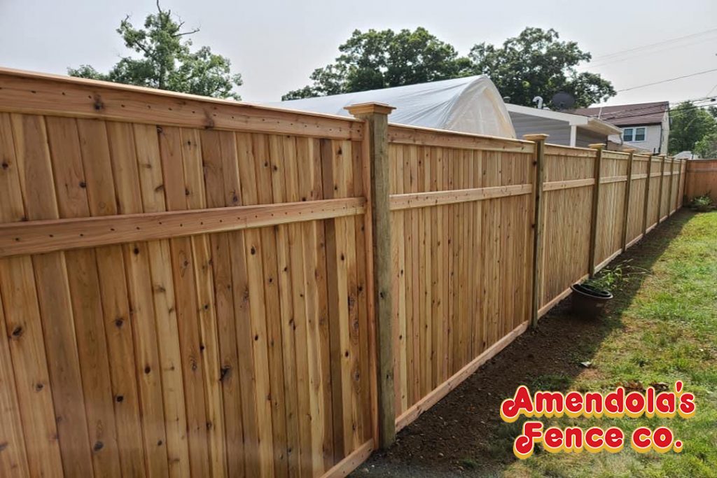 New Mexico Style Double-Sided Custom Wood Fence