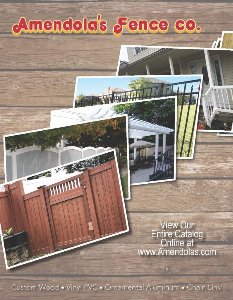 Click to download the Amendola's Fence Co. Catalog in a PDF format.
